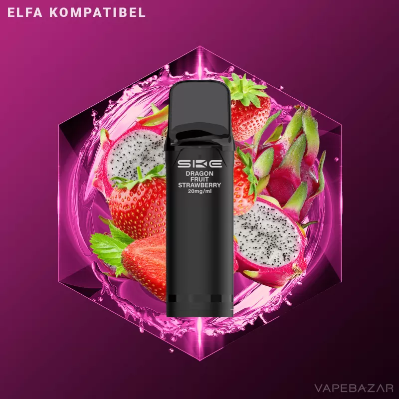 SKE Crystal 800 Pro Pods – Dragonfruit Strawberry (2er Pack) - 20mg/ml