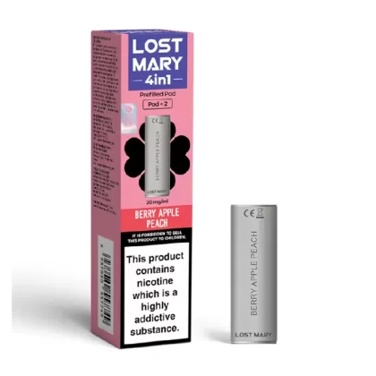 Lost Mary 4-in-1 Prefilled Pods - Berry Apple Peach, Blue Razz Cherry (610DC7)