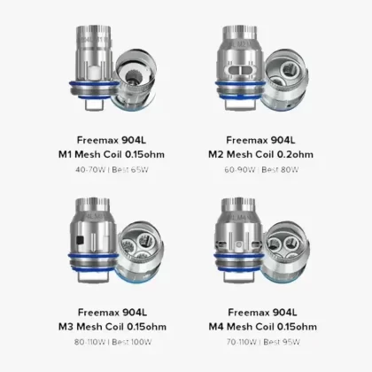 Freemax MPro 2 904L M Mesh Coils - M1 904L 0.15ohm, M3 904L 0.15ohm