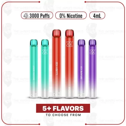 Voom Mesh Mini Zero Nicotine 3000 Puff Disposable - Thevapersworld