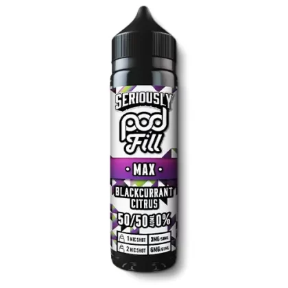 Blackcurrant Citrus Shortfill by Seriously Pod Fill Max - 0 mg/ml (243CA7)
