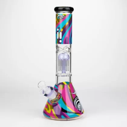 Infyniti | Untamed 14″ 7 mm Classic Beaker Water Bong – Snail - Ecigdepot
