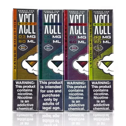 XCEL SIXTY COMBO Pack – Cosmic Fog – 4 Flavors – 240mL