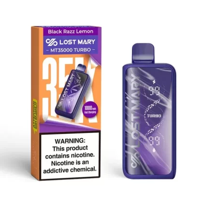 Black Razz Lemon – Lost Mary MT35K - Ejuicewarehouse