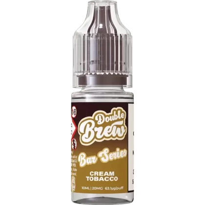OHM BREW DOUBLE BREW CREAM TOBACCO 10ML NIC SALT E-LIQUID - Strength#5MG>10MG>20MG