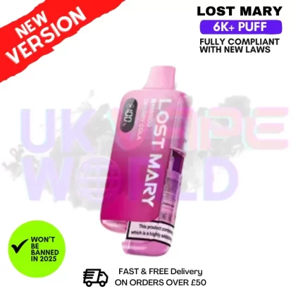 Cherry Cola Lost Mary 6K Puff Pod Kit – Only £8.99