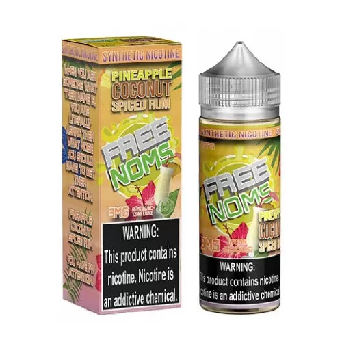 Free Noms - Pineapple Coconut Spiced Rum - 120ML E-Liquid - 3MG