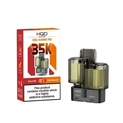 HQD Glow Air 35K Prefilled Pod Cola Ice / Fantasi Ice - Nicotine Strength#20mg (843A46) (843A46)