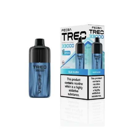 Feoba Treo 33000 Prefilled Pod Kit Blue Slush - Nicotine Strength#20mg (DA43BD)