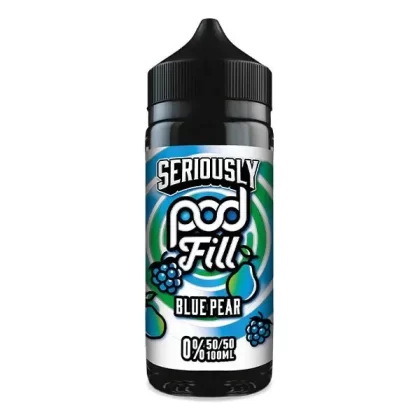 DOOZY SERIOUSLY PODFILL BLUE PEAR 100ML SHORTFILL E-LIQUID