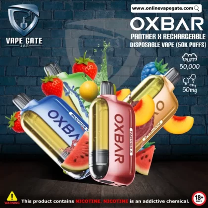 Oxbar Panther X Rechargeable Disposable Vape (50K Puffs)