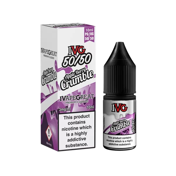 Apple Berry Crumble IVG 50/50 e Liquid 10ml – TPD - Vapestorm Co