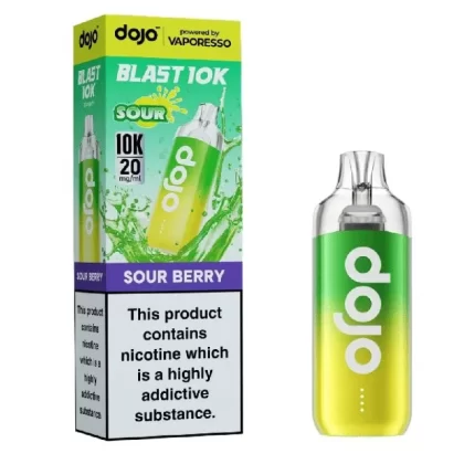 Vaporesso Dojo Blast 10k Prefilled Pod Kit Sour Berry - Nicotine Strength#20mg