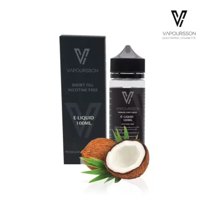 Vapoursson e-Liquid – Coconut 0mg 100ml Shortfill | Cigee
