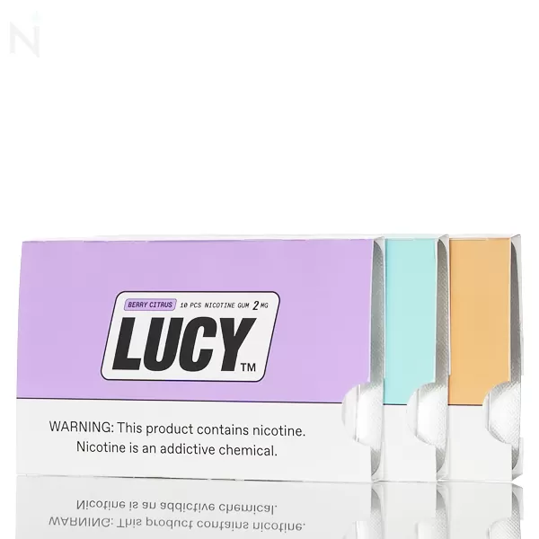 Lucy Nicotine Gum - 10ct - Mango 2mg