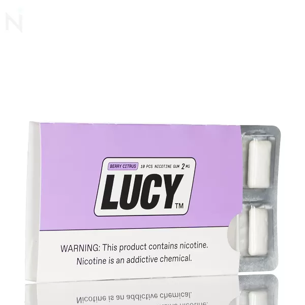 Lucy Nicotine Gum - 10ct - Mango 2mg - Image 2