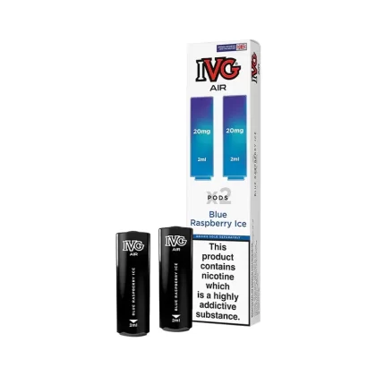 IVG Air Pods Blue Raspberry Ice (2 Pack) - Strength#20mg