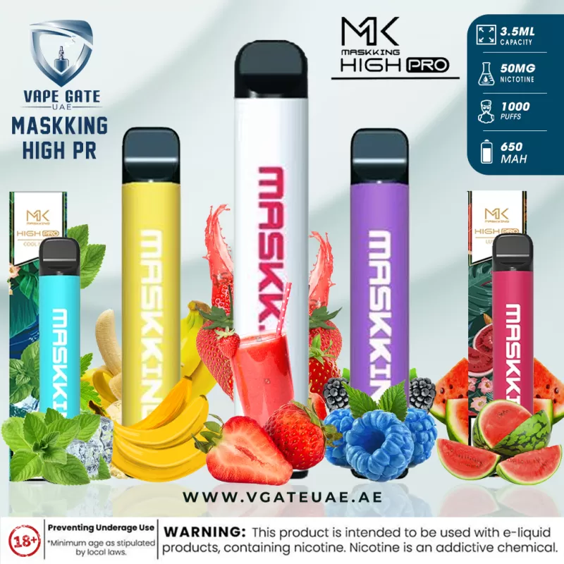 Maskking High PRO (Buy 2 Get 1 FREE) Disposable 1000 Puffs - O.M.G.