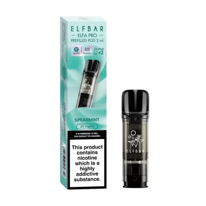 Elf Bar ELFA Pro Spearmint Pods (2 Pack) - Strength#20mg (DD129C)