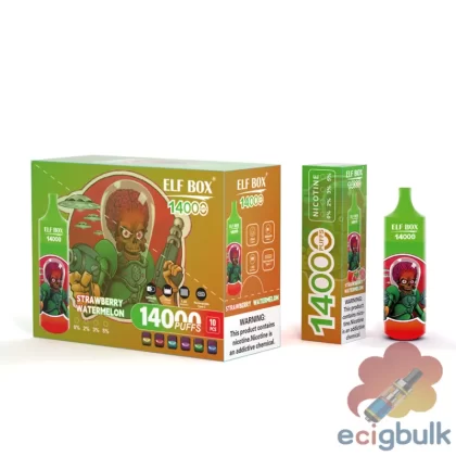 Elfbox RGB14000 Puff Vape: Rechargeable Disposable with 14000 Puffs, RGB Lights