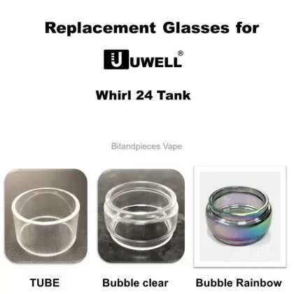 Vapesoon Uwell Whirl Replacement Fatboy Glass