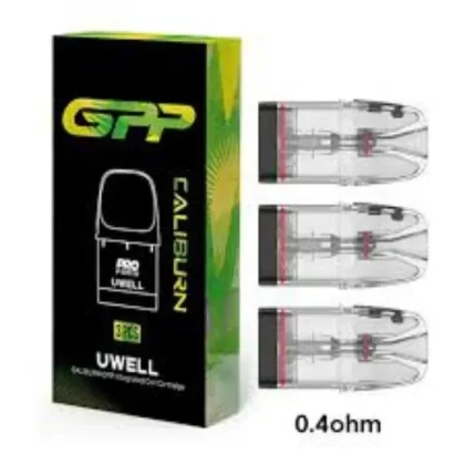 Uwell Caliburn Gpp POD Cartridge - OHMS#0.4>0.6>0.9 (57A82D)