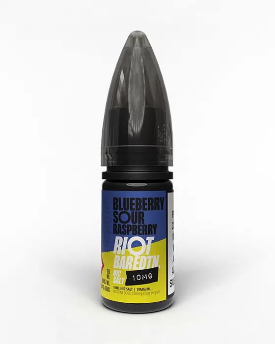 Blueberry Sour Raspberry Nic Salt E-Liquid - Riot Bar Edition - 20mg - PG 60%