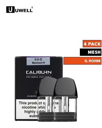 Uwell Caliburn A2 Replacement Pods - 1.2 ohm