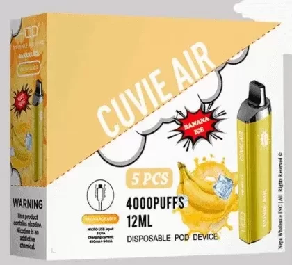 HQD Cuvie Air 4000 Disposable Vape 5 Pck