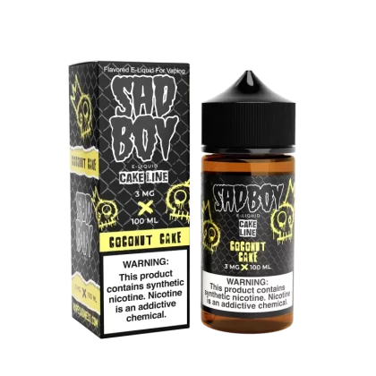 SADBOY E-Liquid - Coconut Cake 100ML - Cake Line Series - 6MG