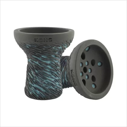 Cybuch Kong Turkish Lava Van Gogh Blue - Klasyczne (turkisze); Złoty