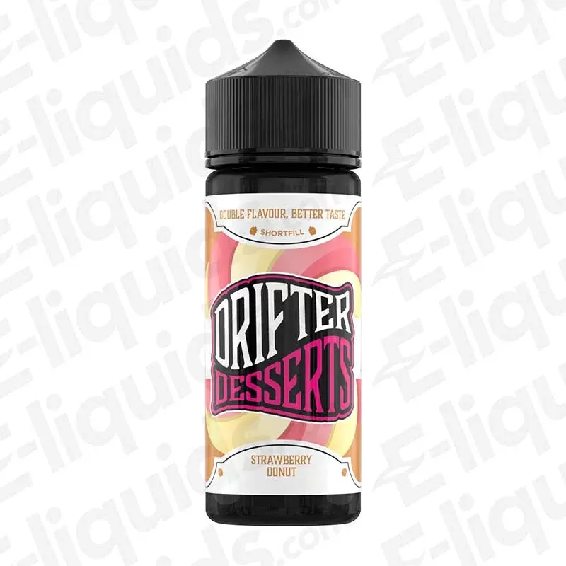 Drifter Strawberry Donut Desserts 100ml Shortfill Vape Juice