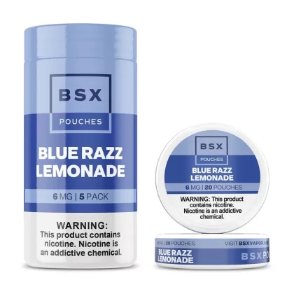Blue Razz Lemonade BSX Pouches by Glas