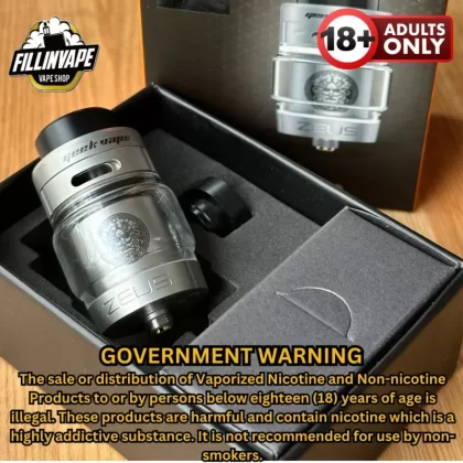 Geekvape Zeus Dual RTA 26mm Legit Atomizer - Gunmetal