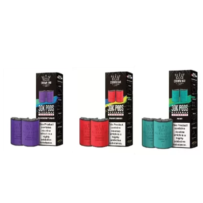 Al Fakher 30k Hypermax Prefilled Pods - Strength#20mg~Flavour#Grape Mint>Hubba>Summer Dream>Berry Blue>Berry Ice>Blackcurrant Mint>Blue Razz Blast>Blue Razz Lemonade>Blueberry Cherry>Blueber