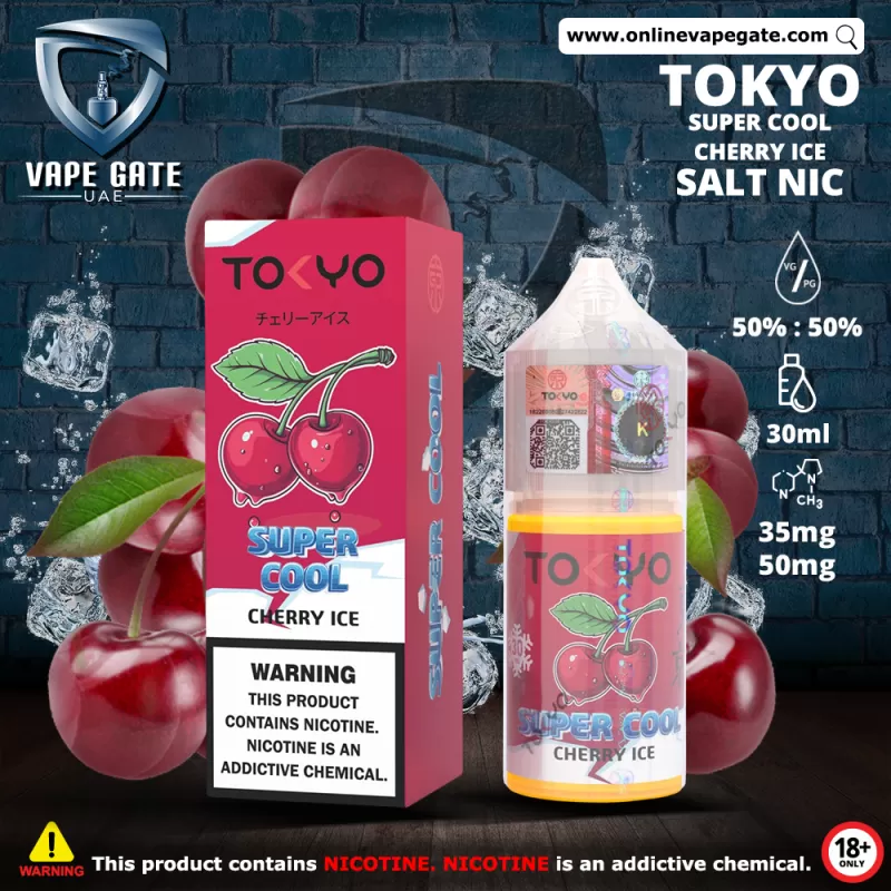 Tokyo Super Cool Cherry Ice Saltnic 30ml