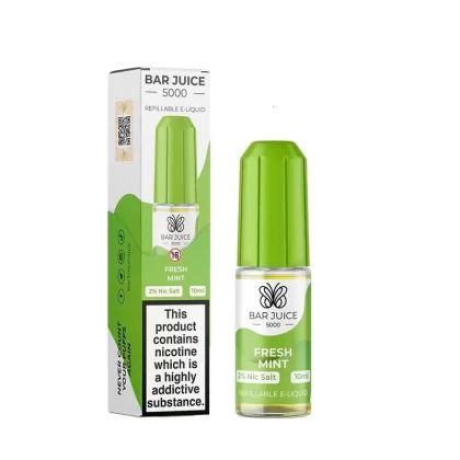 Bar Juice 5000 Nic Salt – Fresh Mint - Vape Product, Vape Product