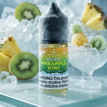 PINEAPPLE KIWI ICE SALT FIVE PAWNS ORCHARD ELIQUID - Elegantvapestore