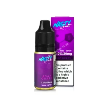 Asap Grape E-Liquid by Nasty Salt - Vapestreams Co