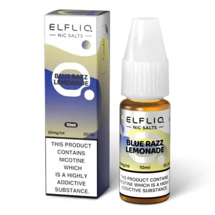 Blue Razz Lemonade ELFLIQ Nic Salts e Liquid 10ml – TPD - Vapestorm Co
