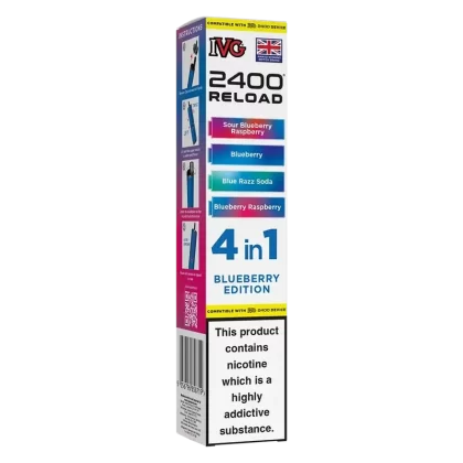 IVG 2400 Reload 4in1 Blueberry Edition Prefilled Pods