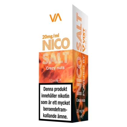 Innovation Flavours Nico-Salt Crazy Nuts 20mg 10ml – e-juice med nikotin - Yes / Innovation Flavours / 20mg / 10ml / 50/50