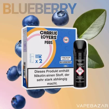 Charlie Lovers Pods – Blueberry (2er Pack) - Vapebazar