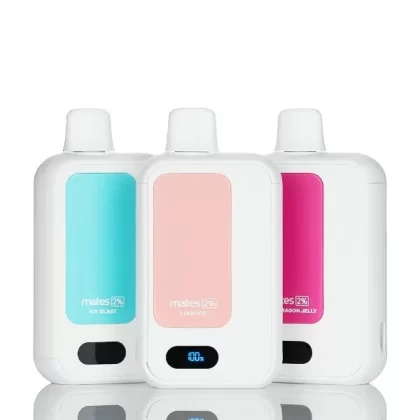 7 Daze Clickmate 15k Puffs Rechargeable Disposable Vape 2% Nic - 18ML (DISCONTINUED) - Rainbow Berries