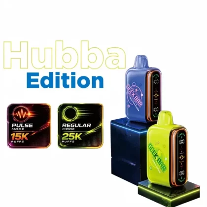 GEEK BAR PULSE 2 25K – 25K Puffs, Orbit Light - Blue Razz Hubba, Grape Hubba; Vape Product (17D115)