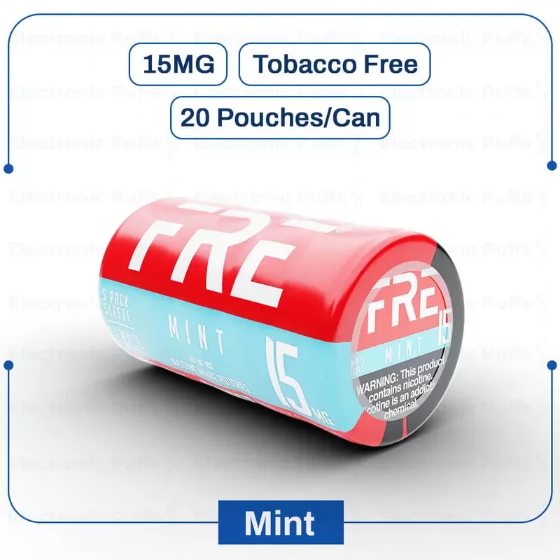 Buy FRE Mint 15MG Nicotine Pouches Online | Electronicpuffs