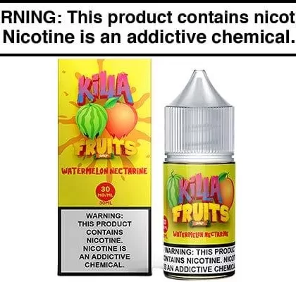 WATERMELON NECTARINE BY KILLA FRUITS SALT 30ML - Vapejuice
