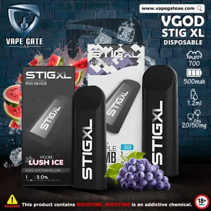 VGOD STIG XL Disposable Vape 700 Puffs - 50 mg / Iced Purple Bomb