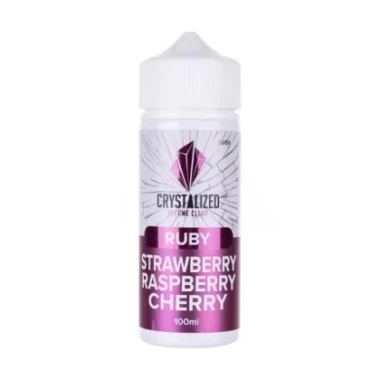 Ruby Strawberry Raspberry Cherry 100ml (50/50) Shortfill E-Liquid by Crystalized