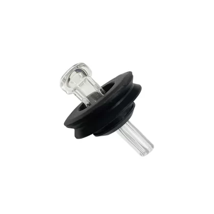 Glass Ball Cap with Silicone Cap for 5D XXL Chamber by JCVAP